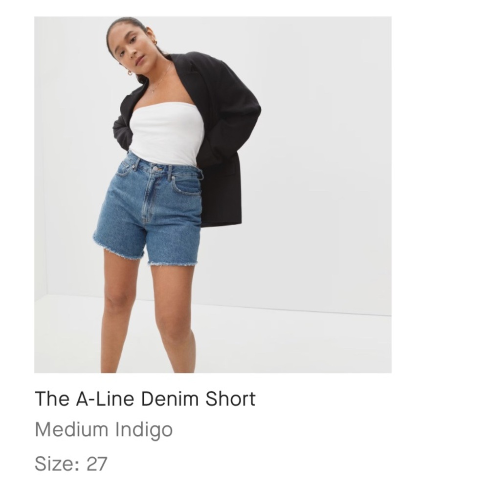 Everlane A-line denim Women's Shorts